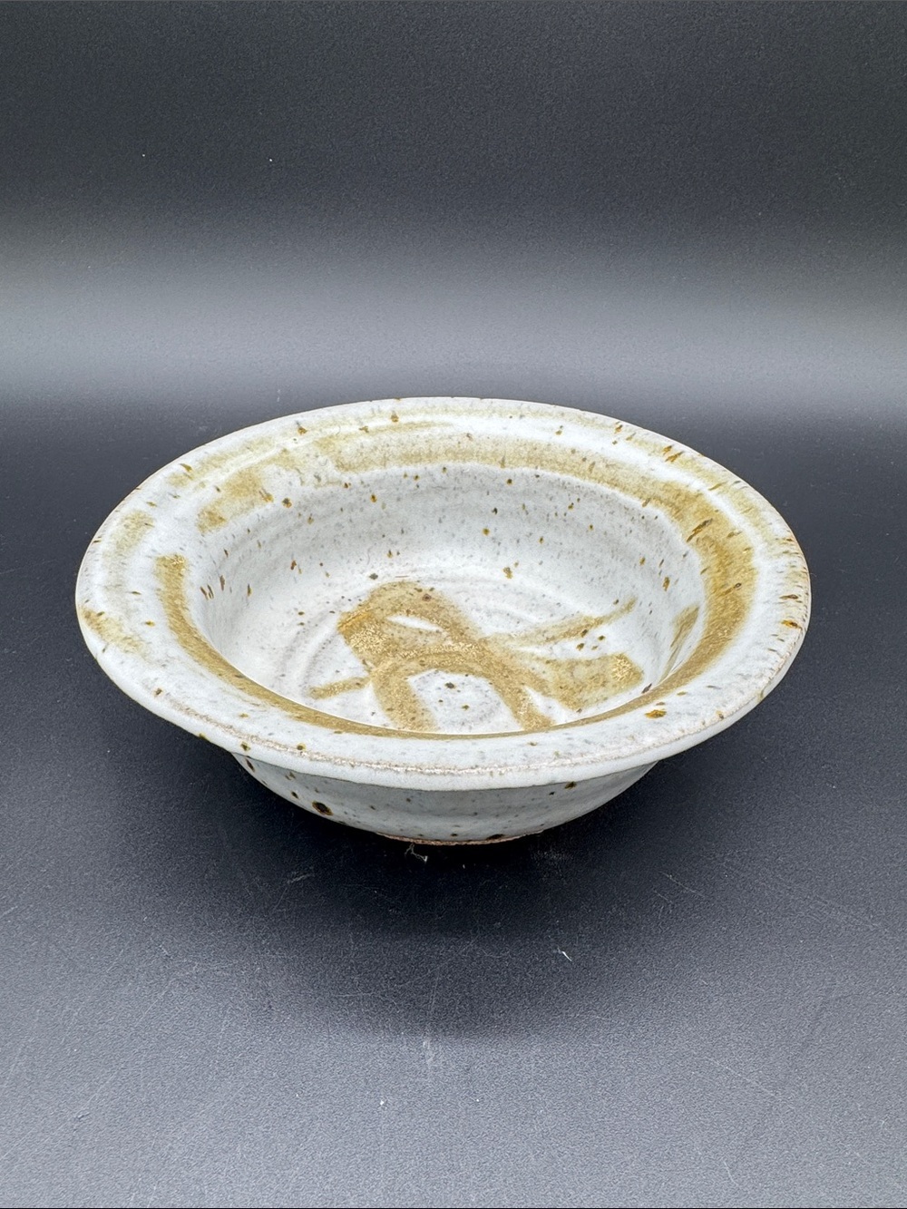 Handcrafted Art Pottery Scandinavian Ceramic Bowl MCM Vintage